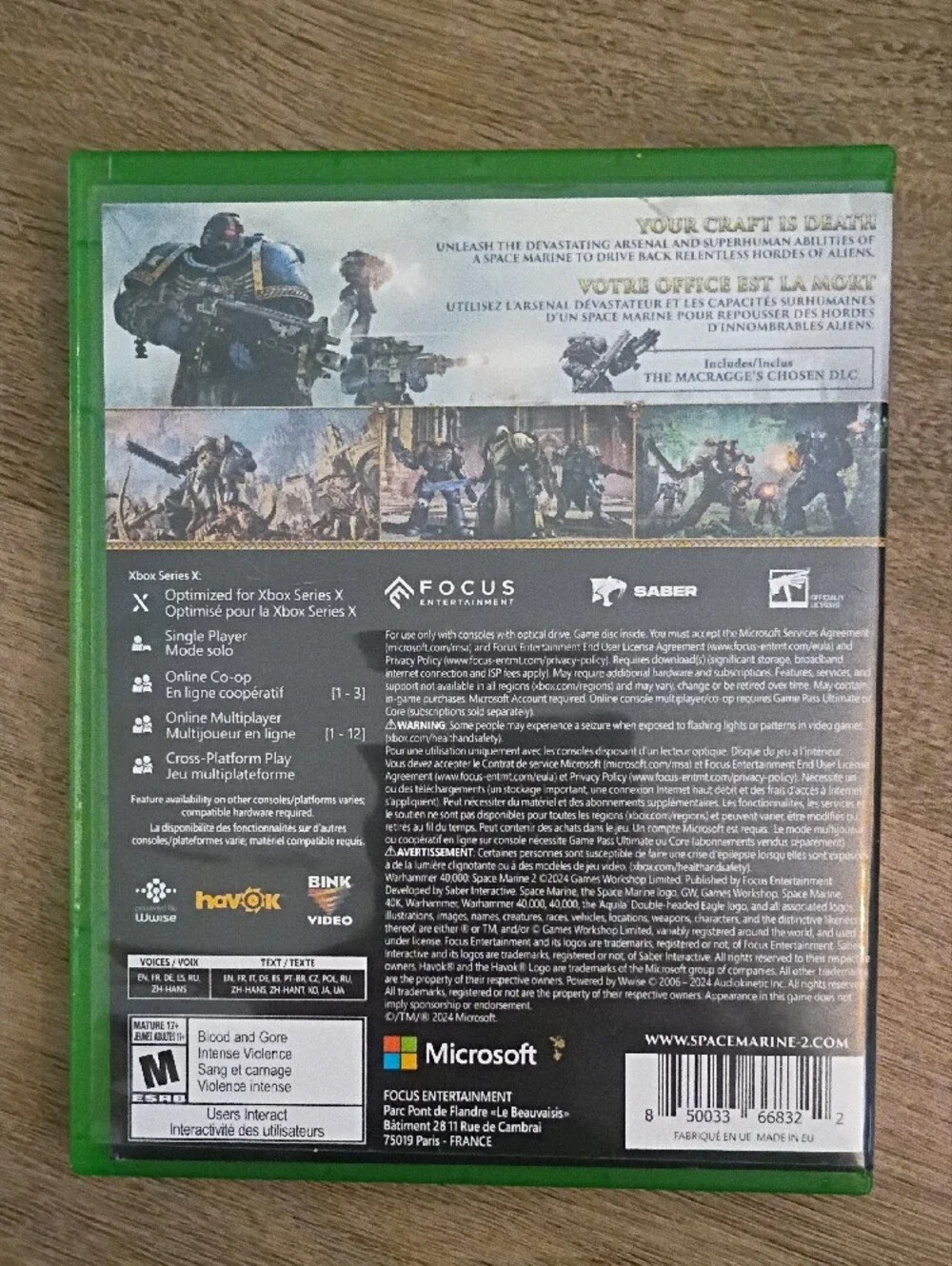 Warhammer 40,000: Space Marine II - Xbox Series X (Blue Armor)